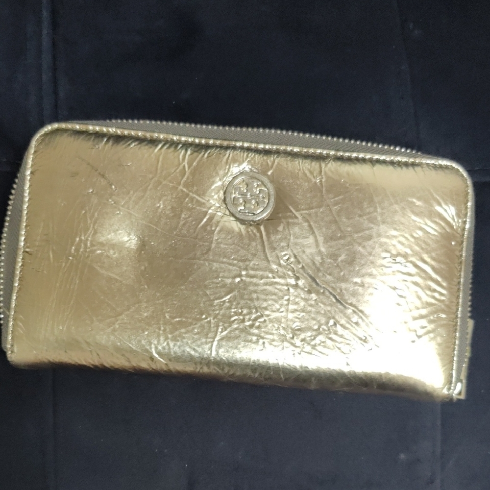 Tory Burch Metallic silver Wallet